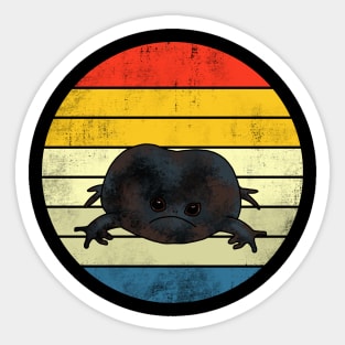 Rain Frog Retro Sunset Sticker